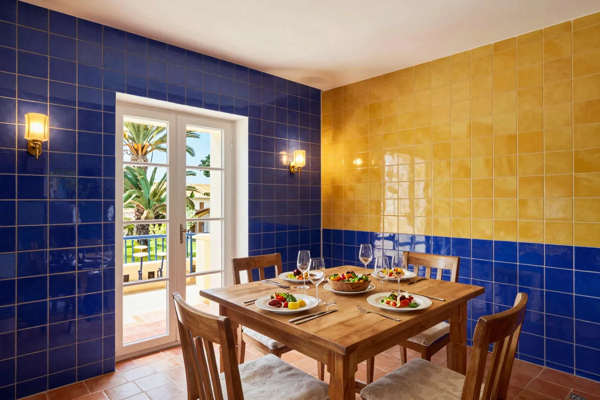 Elegant Black & White Mediterranean Oasis — Photo 6