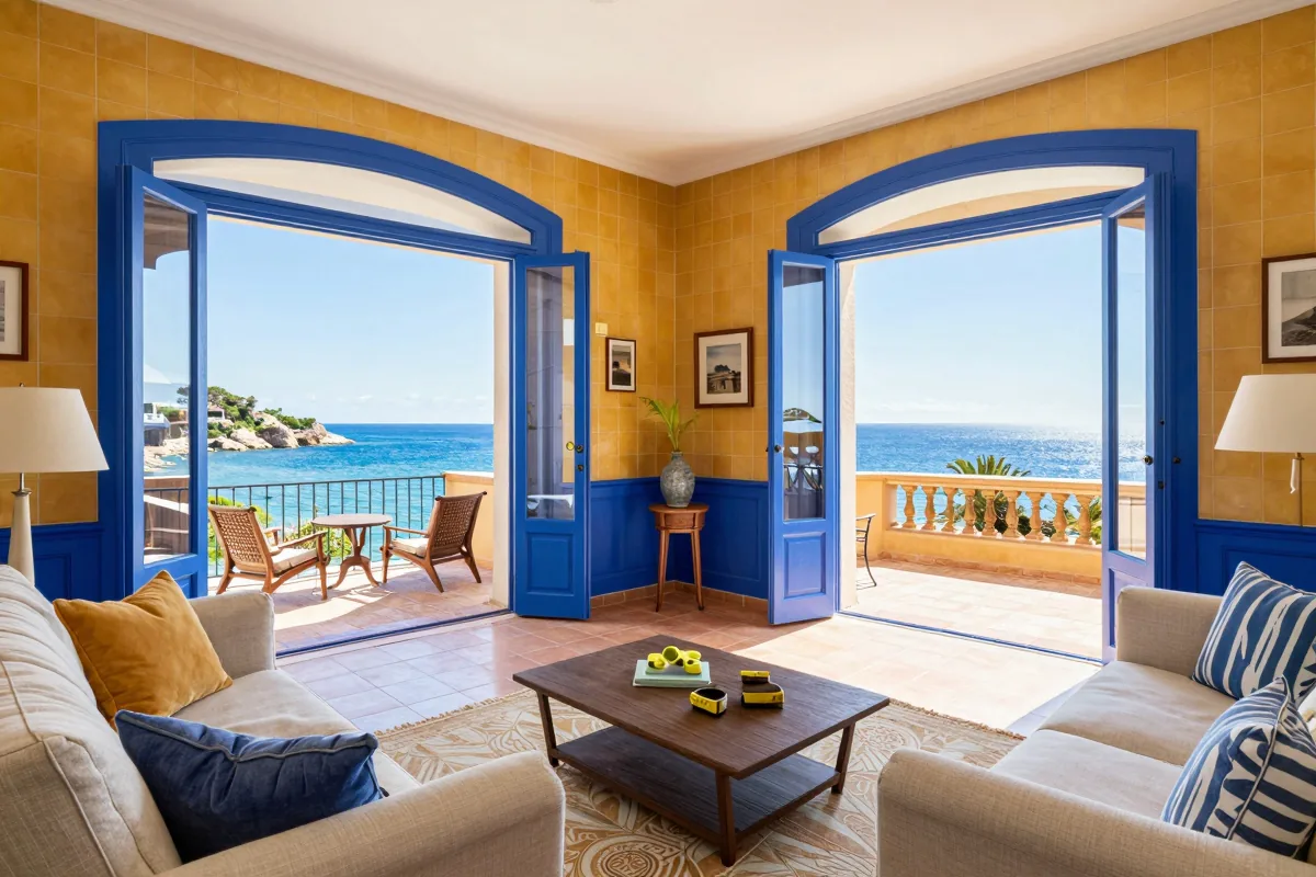 Charmante 1-Zimmer-Wohnung mit Meerblick in L'Escala