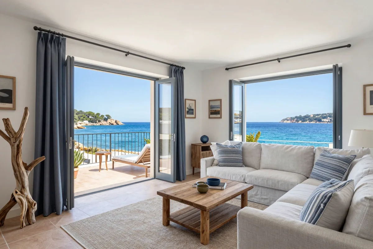 Sunlit Coastal Escape in Tossa de Mar