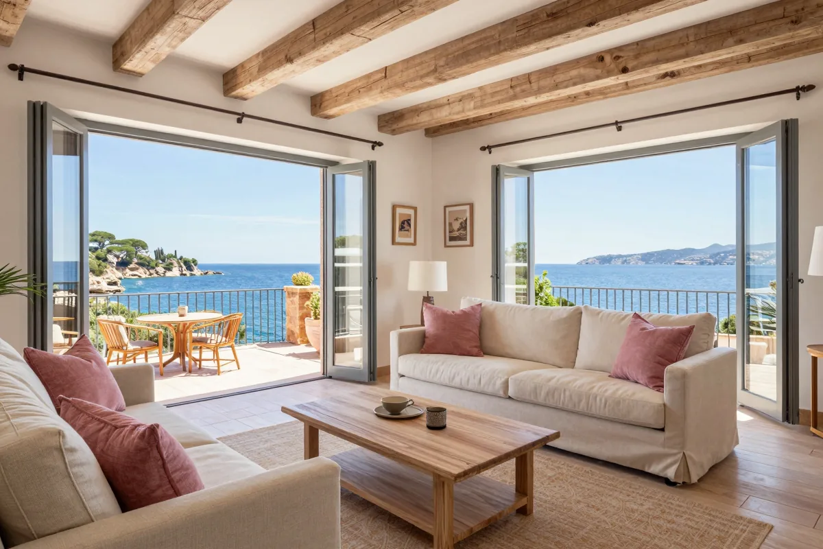 Sunlit Mediterranean Escape with Sea Views