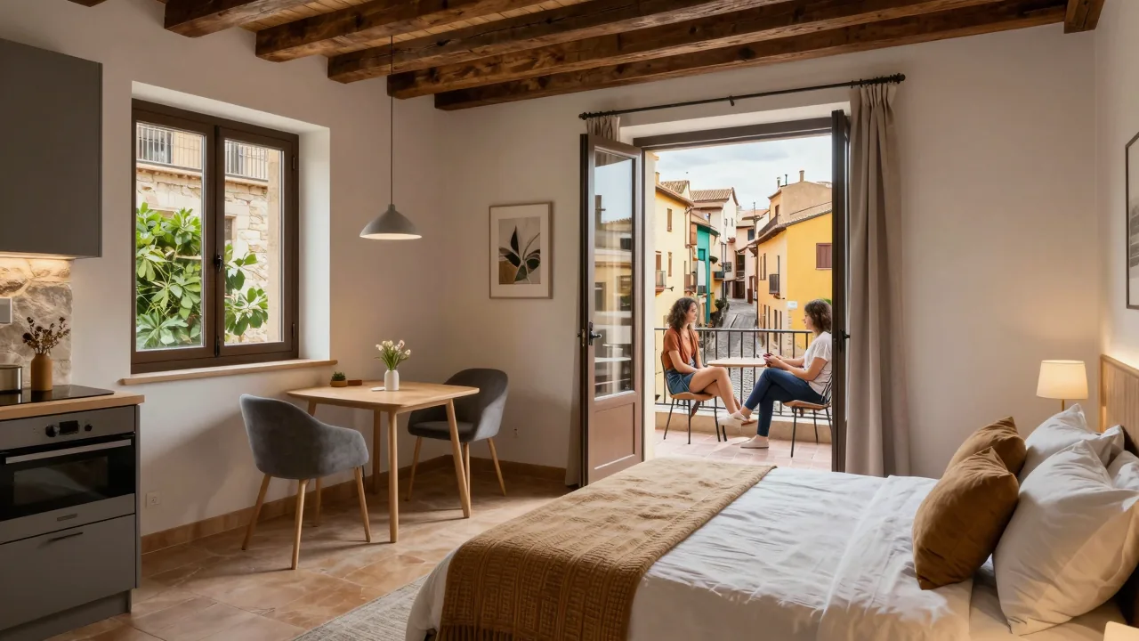 Affordable Studio Flats in Girona Old Town: Short-Term Rentals